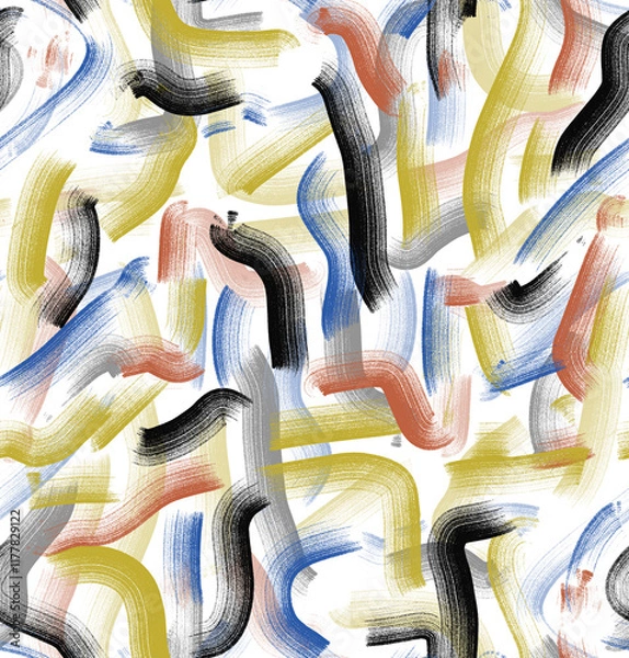 Obraz Geometric design seamless pattern