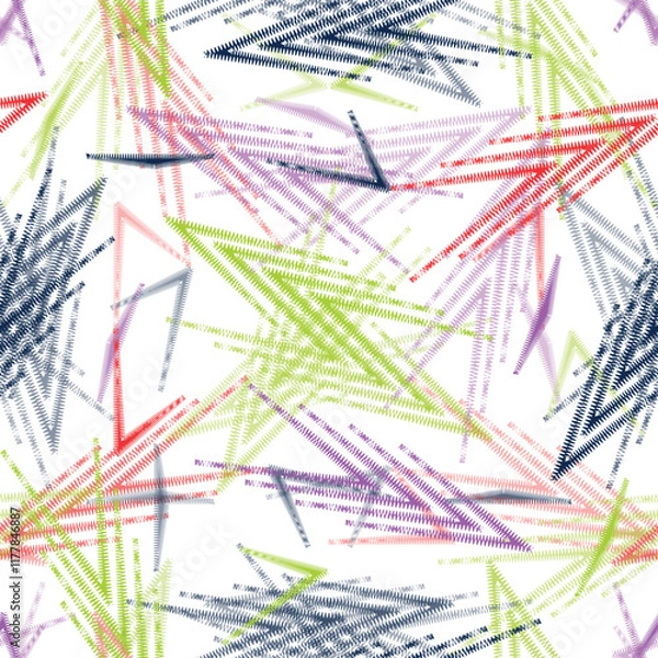 Obraz Geometric design seamless pattern