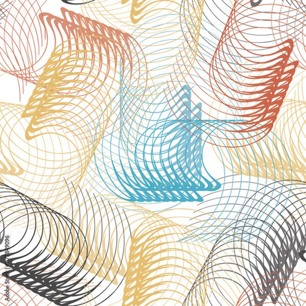 Obraz Geometric design seamless pattern