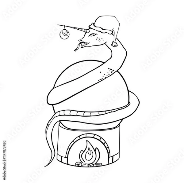 Obraz snake talisman, year of the snake