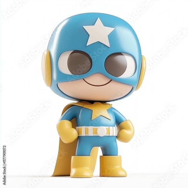 Fototapeta Superhero Isolated