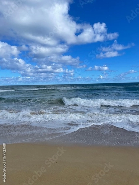 Fototapeta waves on the beach