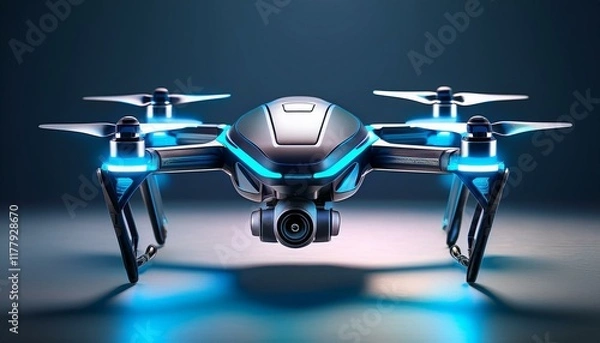 Obraz 3d render of a drone