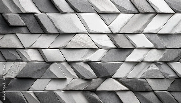 Obraz white and grey slate heritage or texture