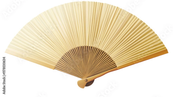 Fototapeta Hand Fan, isolated on transparent background