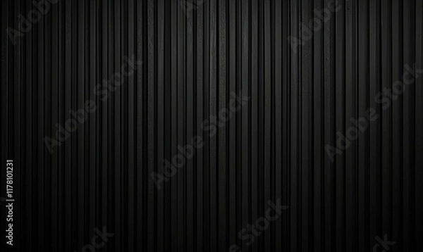 Fototapeta Dark closed stage curtain background for presentations, performances, or events.