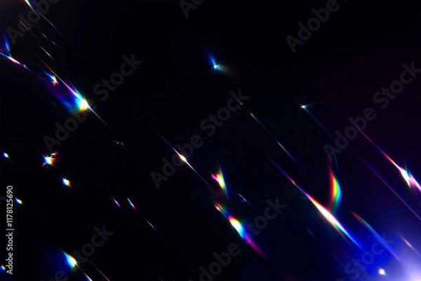 Obraz light prism effect overlay