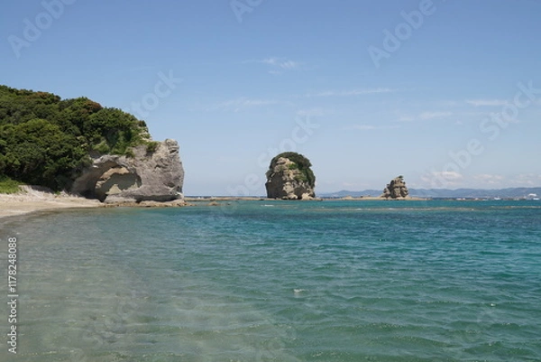 Obraz 北浜の洞門