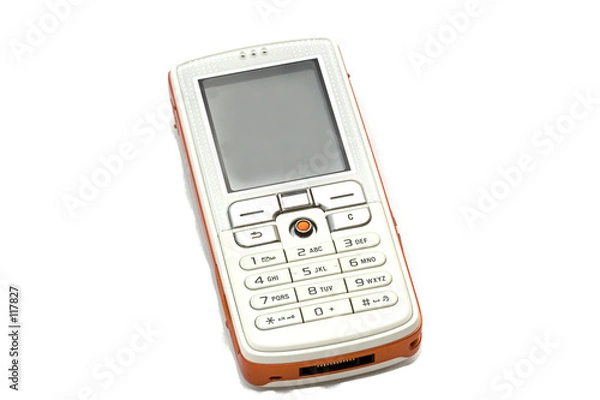 Obraz odizolowany telefon komórkowy