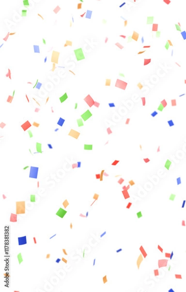 Fototapeta 背景素材_紙吹雪_カラフル