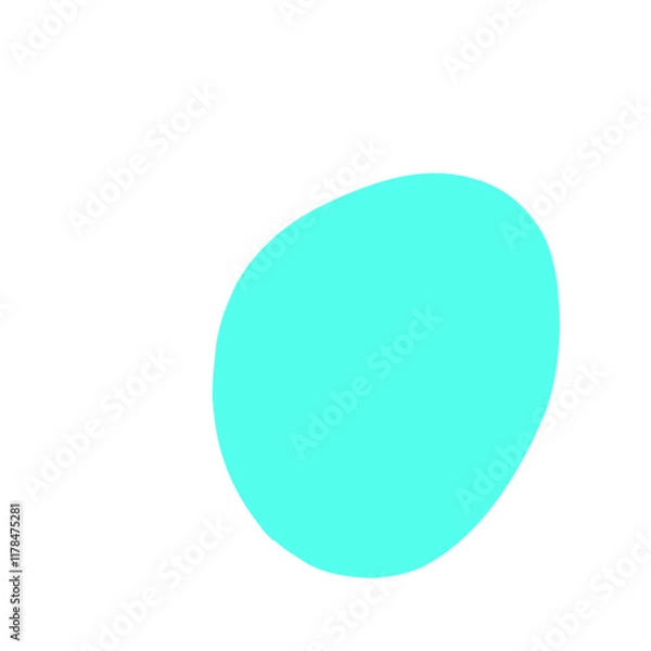 Fototapeta Abstract Uneven Circle 