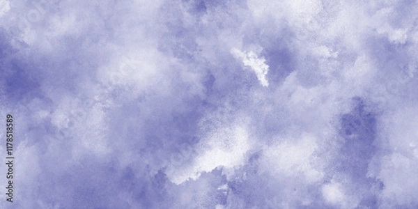 Obraz watercolor blue background of multicolor color, old and grunge distressed blue texture, Abstract cosmic blue multicolor texture, blue Watercolor clouds texture background with fog.