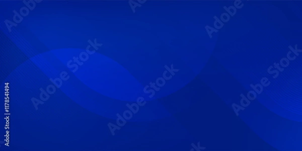 Fototapeta Geometric blue modern minimalist background. Simple lines pattern suit for booklet, brochure, banner, poster, website.