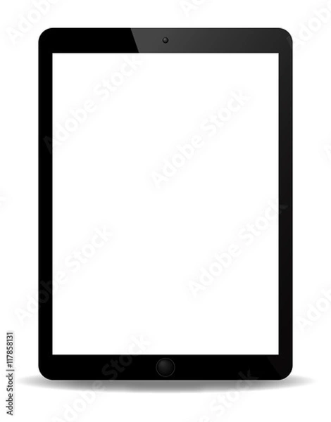 Obraz Realistyczny ekran tabletu