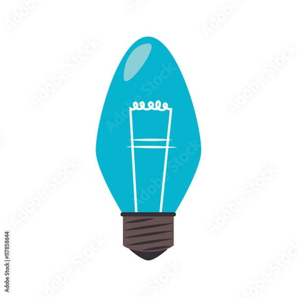 Obraz bulb energy light icon vector illustration