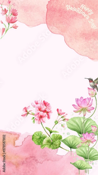 Fototapeta Valentine's Day Phone Wallpaper