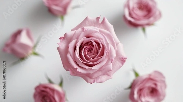 Fototapeta pink roses