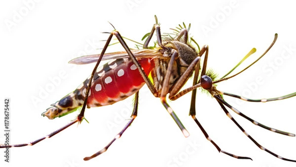 Fototapeta cockroach on white background