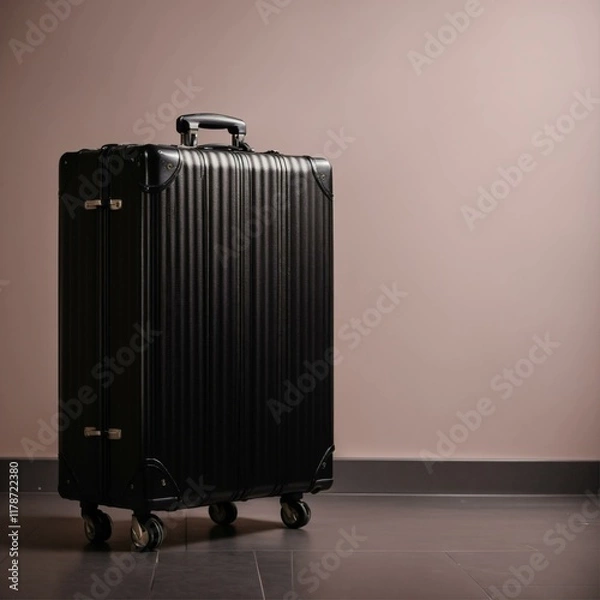 Obraz old suitcase on the wall