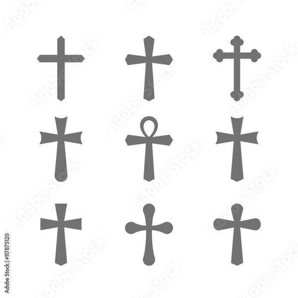 Obraz Set of crosses.
