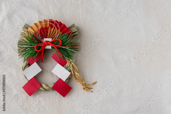 Obraz しめ縄　お正月飾り