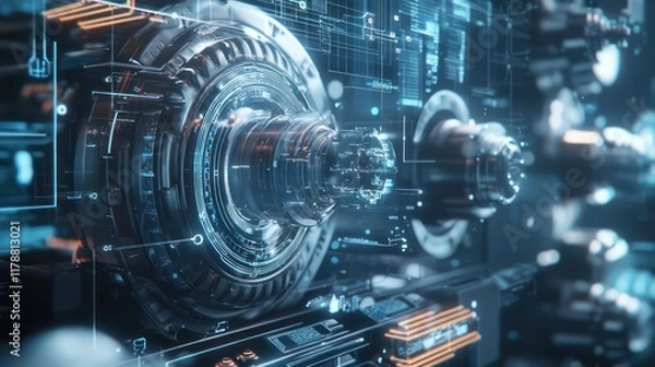 Obraz AI in predictive maintenance with sensor tech and automated repairs.