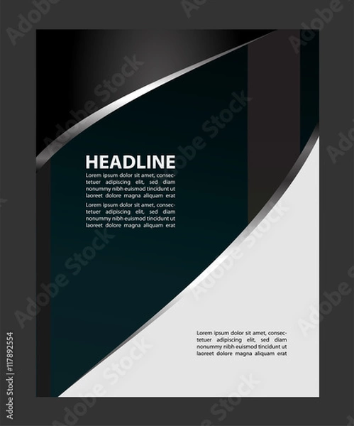 Fototapeta Vector Flyer Design vector
