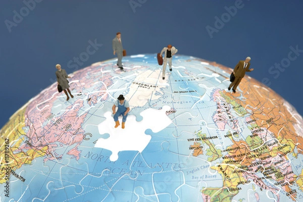 Fototapeta International Work