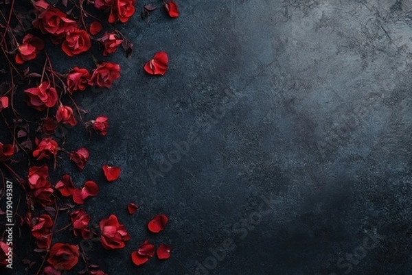 Fototapeta Dark Romance Roses
