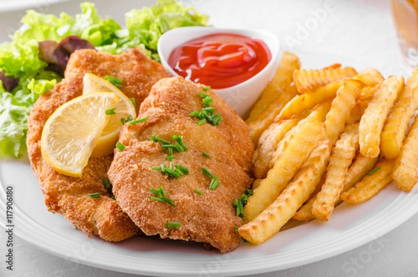 Obraz Wiener schnitzel original