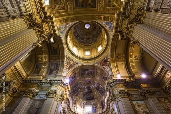 Fototapeta Sant Andrea della Valle basilica, Rome, Italy