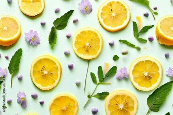 Fototapeta 80 lemon poppy seed paradise