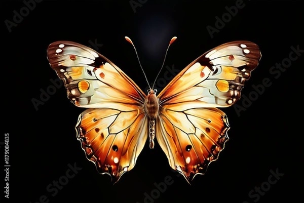 Fototapeta 87 change a butterfly emerging from its cocoon descending toward