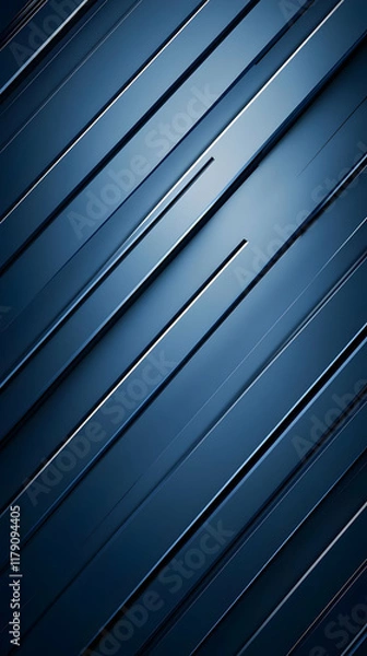 Fototapeta Abstract 3D Blue Stripes Background