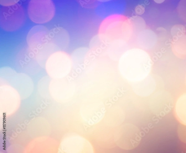 Fototapeta Colorful circles of light abstract background