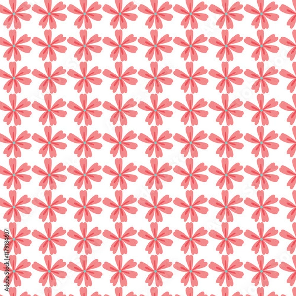 Fototapeta seamless pattern with flowers