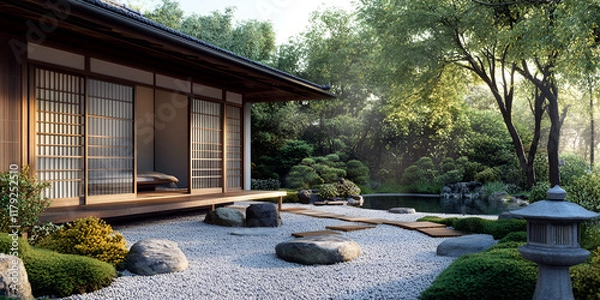 Obraz Zen Garden Serenity, 