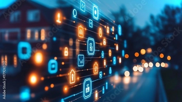Fototapeta Managing digital infrastructure for government services with cutting-edge technology
