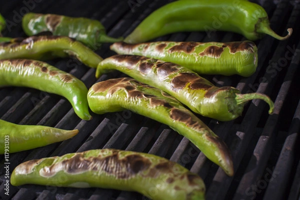 Obraz Hatch Green Chiles - Pieczenie