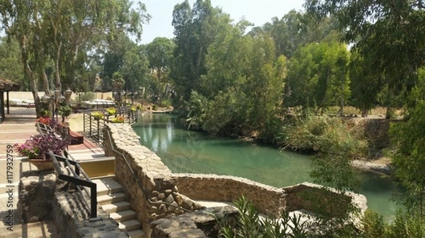 Obraz river jordan ,israel