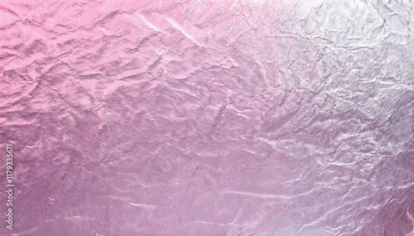 Fototapeta Pink and Silver Foil Texture: A Gradient of Elegance