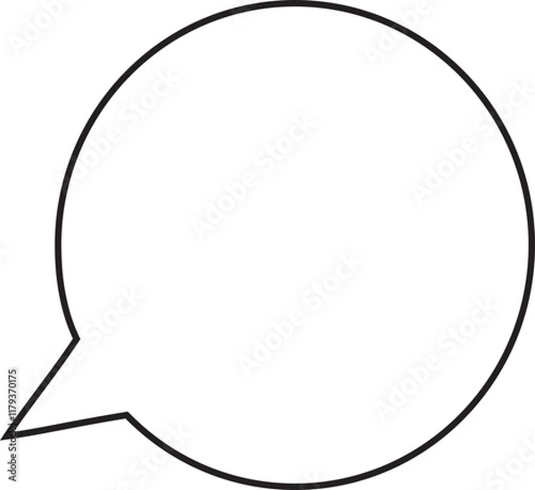 Fototapeta speech bubble icon
