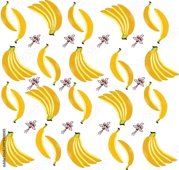 Obraz seamless pattern of bananas