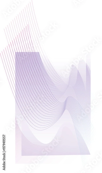 Obraz 抽象的な「流線」ベクターイラストレーション