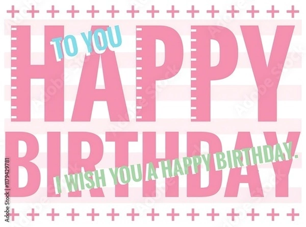 Obraz big letters pink