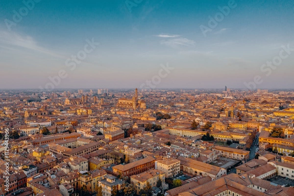 Obraz Aerial view Bologna