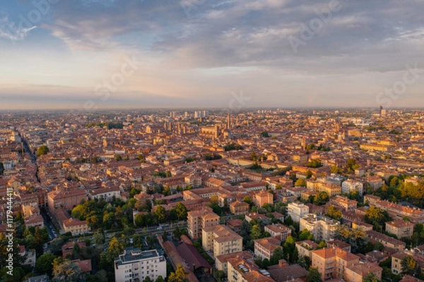 Obraz Aerial view Bologna