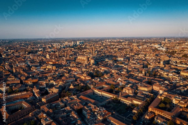 Obraz Aerial view Bologna