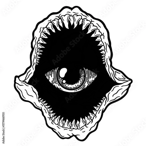 Obraz Shark jaw 34124123414