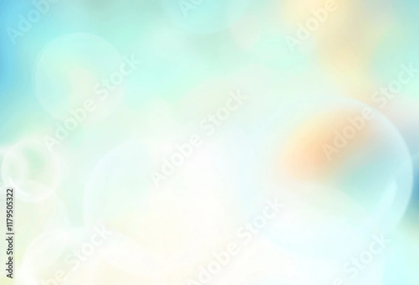 Fototapeta Blue abstract background blur with bokeh